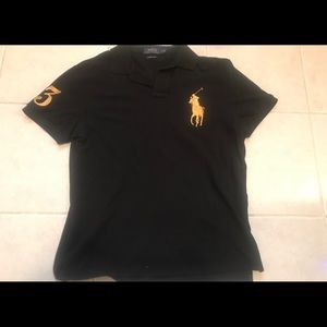 Ralph Lauren Polo Shirt Big Pony Custom Fit Medium